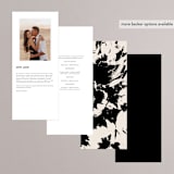 "Ivy" - Wedding Programs in Ecru by Carly Reed Walker - Back of Card Options