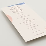 "Deconstruct" - Wedding Programs in Coastal by Pixel and Hank - Detail