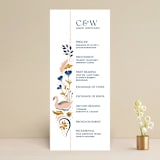 "modern folk" - Wedding Programs in Blush by GeekInk Design - Front