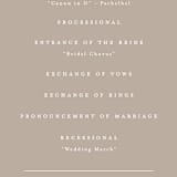 "Mystique" - Wedding Programs in Linen by Ashley Rosenbaum - Detail