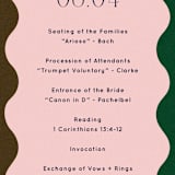 "modern tropics" - Wedding Programs in Blush by Baumbirdy - Detail