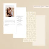 "Warner" - Wedding Programs in Emerald by Carrie ONeal - Back of Card Options