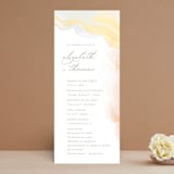 "The whisper of the waves" - Wedding Programs in Sunrise by Helen Halik - Front