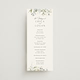 "Fleur" - Wedding Programs in Lily by Everett Paper Goods - Front