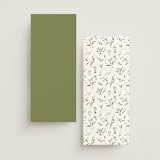 "Fleur" - Wedding Programs in Lily by Everett Paper Goods - Back of Card Options