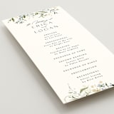 "Fleur" - Wedding Programs in Lily by Everett Paper Goods - Detail