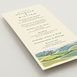 "Farm and Field" - Wedding Programs in Barn by Paper Sun Studio - Detail