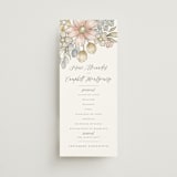 "Summer Garden" - Wedding Programs in Garden Rose by Wildfield Paper Co - Front