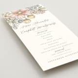 "Summer Garden" - Wedding Programs in Garden Rose by Wildfield Paper Co - Detail