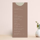 "Minimalist Shapes" - Wedding Programs in Natural by Heather Cairl - Front