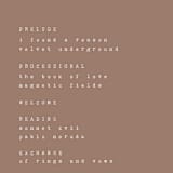 "Minimalist Shapes" - Wedding Programs in Natural by Heather Cairl - Detail