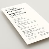 "Make it official" - Wedding Programs in Panda by Lea Delaveris - Detail