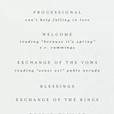 "Ocean Vibes" - Wedding Programs in Sky by Marina Onoprienko - Detail