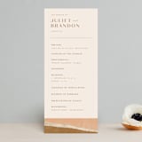 "Rustic Union" - Wedding Programs in Sunset by Michelle Taylor - Front