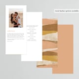 "Rustic Union" - Wedding Programs in Sunset by Michelle Taylor - Back of Card Options
