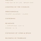 "Rustic Union" - Wedding Programs in Sunset by Michelle Taylor - Detail