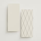 "Softly Swept" - Wedding Programs in Ivory by Carolyn Nicks - Back of Card Options