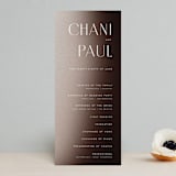 "Arrakis" - Wedding Programs in Dune by Design Lotus - Front