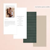 "Lakefront" - Wedding Programs in Natural by Robert and Stella - Back of Card Options