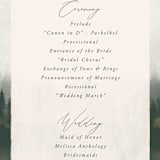 "Lakefront" - Wedding Programs in Natural by Robert and Stella - Detail