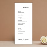"Destination" - Wedding Programs in Mist by Lori Wemple - Front