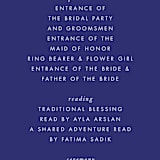 "Topkapi" - Wedding Programs in Cobalt by Nazia Hyder - Detail
