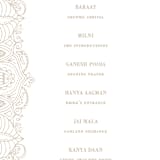 "Extravagant" - Wedding Programs in Natural by Jessie Steury - Detail