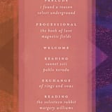 "Radiance" - Wedding Programs in Kantha by Heather Cairl - Detail