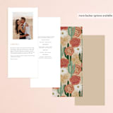 "boho desert" - Wedding Programs in Sand by Cass Loh - Back of Card Options