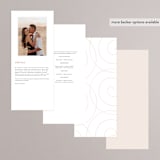 "symbol of optimism" - Wedding Programs in Blush by Phrosné Barwood - Back of Card Options