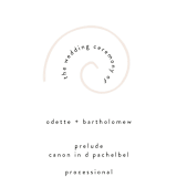 "symbol of optimism" - Wedding Programs in Blush by Phrosné Barwood - Detail