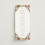 "Secret Garden" - Wedding Programs in Daisy by Susan Moyal - Front