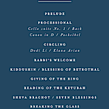 "Linen" - Wedding Programs in Midnight by Ashley Rosenbaum - Detail