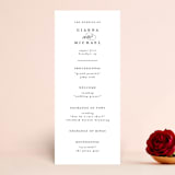 "Everything Love" - Wedding Programs in Ebony by Louise Kay - Front