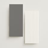 "Crawford" - Wedding Programs in Ivory by Amy Kross - Back of Card Options