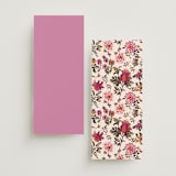 "Indian floral chintz lush" - Wedding Programs in Ivory by Caroline Bonne Muller - Back of Card Options