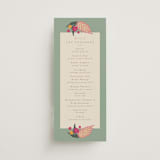 "Phool Bahar" - Wedding Programs in Patta by Creo Study - Front