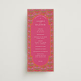 "Varna" - Wedding Programs in Fuchsia by Pati Cascino - Front