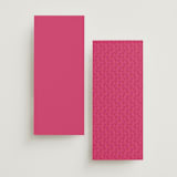 "Varna" - Wedding Programs in Fuchsia by Pati Cascino - Back of Card Options