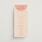 "Unity" - Wedding Programs in Blossom by Hudson meet Rose - Front