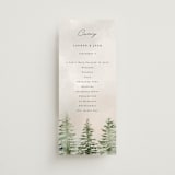 "montagna" - Wedding Programs in Forest by Petra Kern - Front