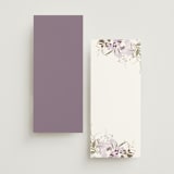 "Meadow Burst" - Wedding Programs in Lilac by Grace Kreinbrink - Back of Card Options