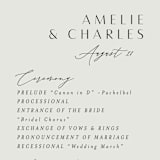 "Sunset Waves" - Wedding Programs in Marine by Nicoletta Savod - Detail