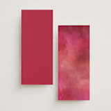 "Lush" - Wedding Programs in Magenta by Susan Moyal - Back of Card Options