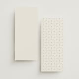 "Unity" - Wedding Programs in Porcelain by Jennifer Postorino - Back of Card Options