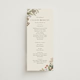 "Ellsworth" - Wedding Programs in Natural by Jennifer Wick - Front