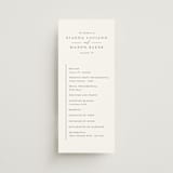 "Sector" - Wedding Programs in Snow by Kaydi Bishop - Front