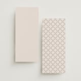 "Tuscan Hill" - Wedding Programs in Creme by Kate Ahn - Back of Card Options
