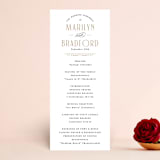 "Encapsulated" - Wedding Programs in Black Tie by Hooray Creative - Front