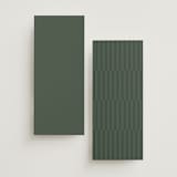 "Flip" - Wedding Programs in Forest by Kelly Schmidt - Back of Card Options